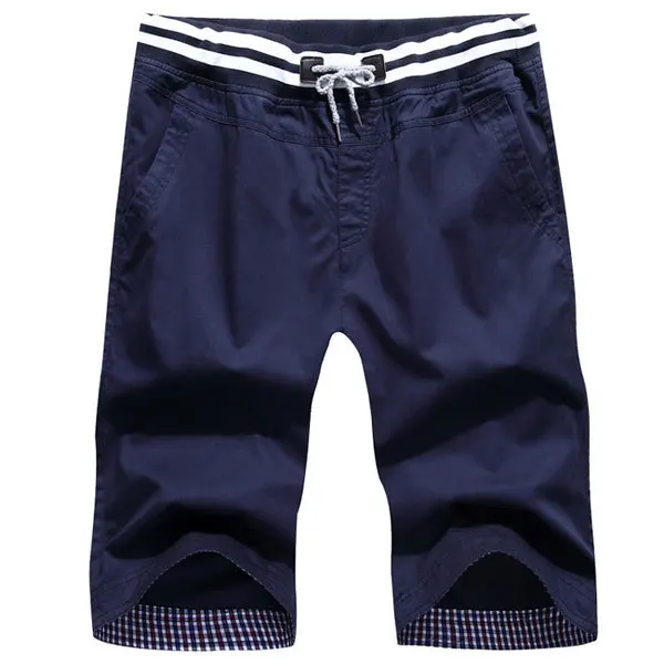 Fashion 4XL Men Knee Length Pants Casual Wear Mid Straight Summer