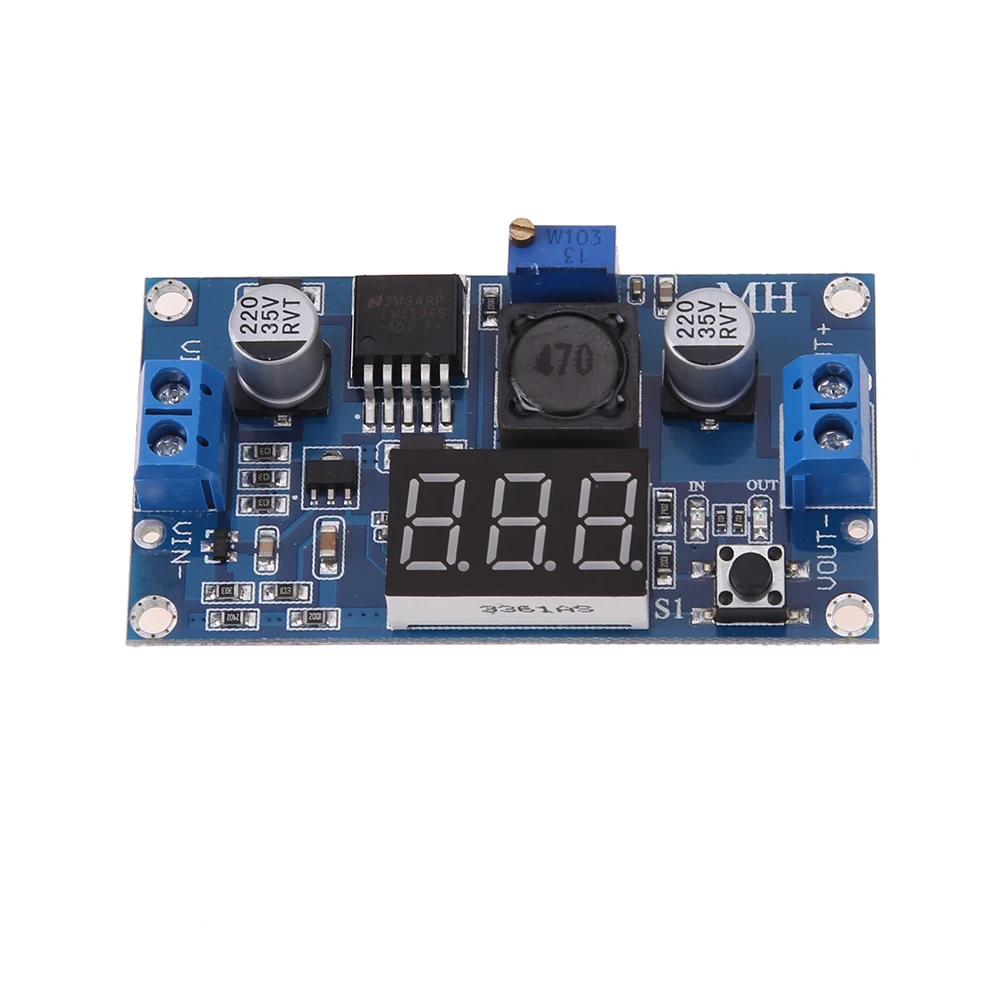 

DC-DC Buck and Boost Voltage Converter Display LED Step Down and Up Power Supply 4-40V Voltage Transformers module