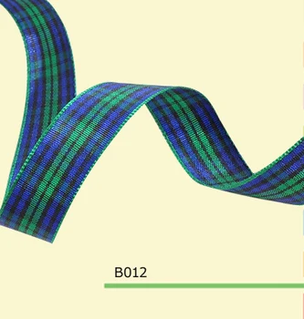 

100yards/roll 3/8 Inch Scotland Christmas Gingham Ribbon