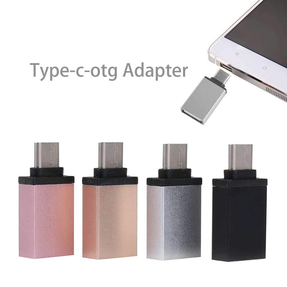 Новый мини металлический Адаптер для мужчин и женщин Type C to USB A 3 0 Женский
