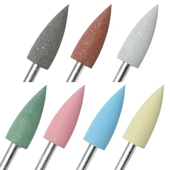 

1pcs Nail Drill Bits Silicone Milling Cutter for Manicure Nail File Burr Electric Nail Drill Polishing Accessories Tools BEGJ01