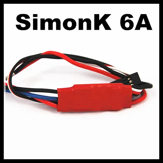 SimonK 6A ESC 400HZ 2S lipo для бесщеточного мотора мультикоптера | Игрушки и хобби