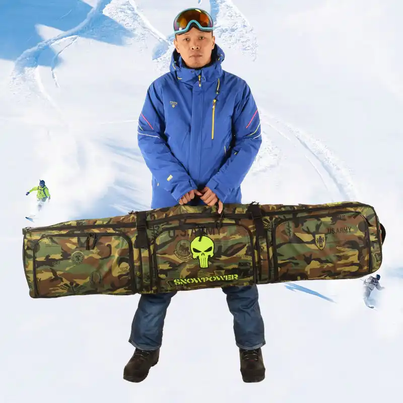 single ski bag with wheels