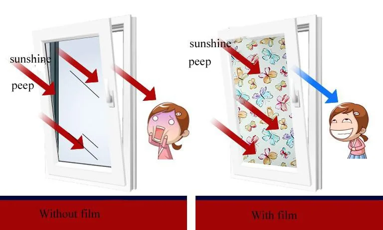 Aliexpress Com Decorative Privacy Frosted Gl Window Film Tulip Flower Static Cling Decorative Privacy Etched Gl Window Film Vinyl 45x100cm 17 7x39