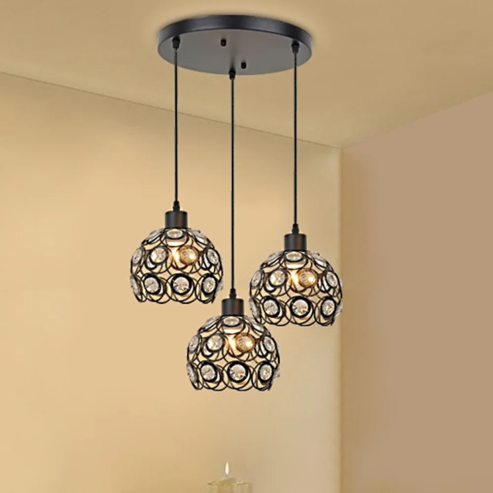 Living Room Hanging Lights modern crystal pendant lamp 3 hanging lamps luxury home light Living Room Hanging Lights modern crystal pendant lamp 3 hanging lamps luxury home light