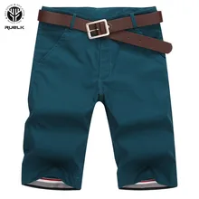 RUELK новые модные мужские шорты укороченные шорты мужские корейские хип-хоп однотонные уличные весенне-Летние повседневные шорты мужские