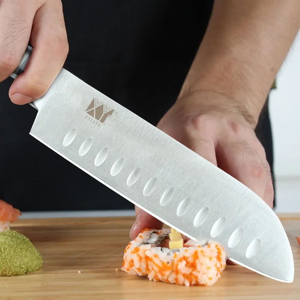 XYj набор кухонных ножей из нержавеющей стали для очистки фруктов утилита сантоку шеф-повара нарезка хлеба склеивание ножничный нож набор инструментов