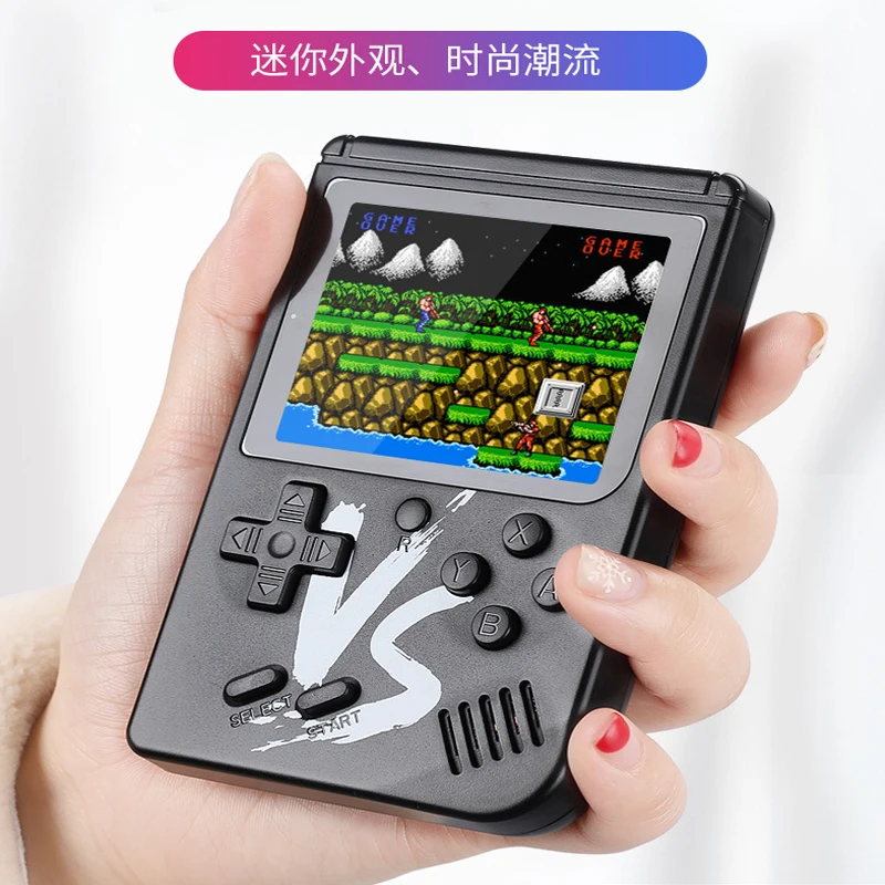 Новая ретро мини портативная игровая консоль 8 бит 3,0 дюймов Портативный Ручной игровой плеер встроенный 500 игры видео игровая консоль