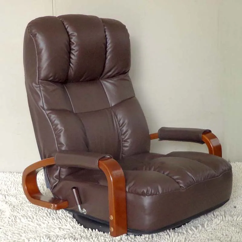 floor reclining swivel chair 360 degree rotation japanese style