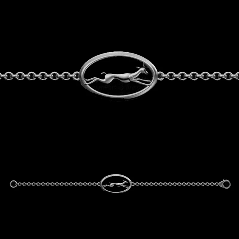 Braccialetto Gazelle Da Corsa Regolabile Gioielli Di Capra Nave Libera