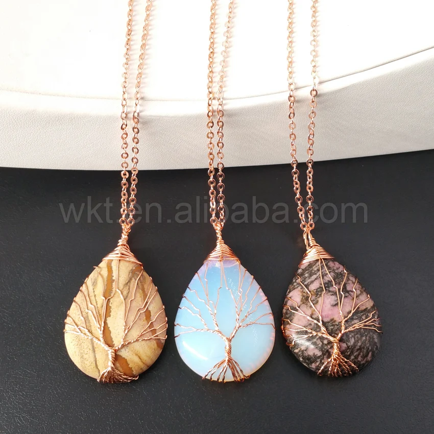 rose quartz pendant necklace sterling silver