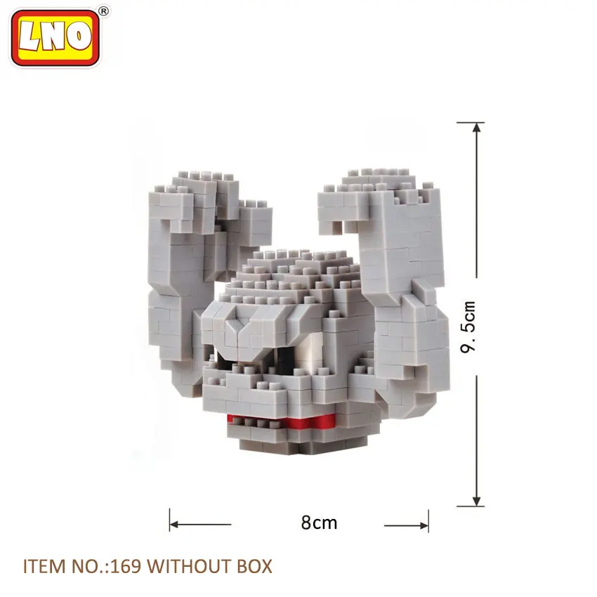 76 Модель персонажа строительные блоки наборы Nanoblock Аниме фигурки 3D Пикачу Jigglypuff Развивающие игрушки для детей без коробки