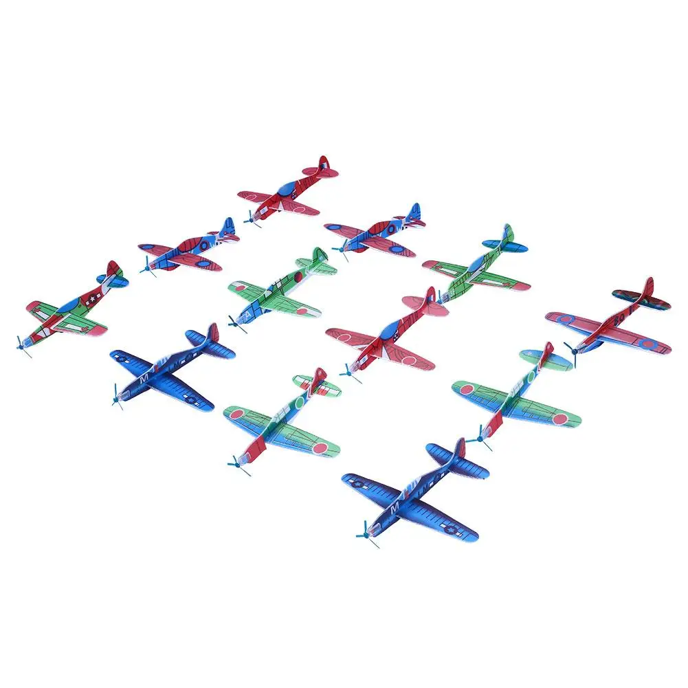 

12 Flying Glider Planes Aeroplane Party Bag Fillers Childrens Kids Toys!!!