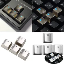 [HFSECURITY] полупрозрачные металлические клавиши на клавиатуру для механической игровой клавиатуры 8 шт
