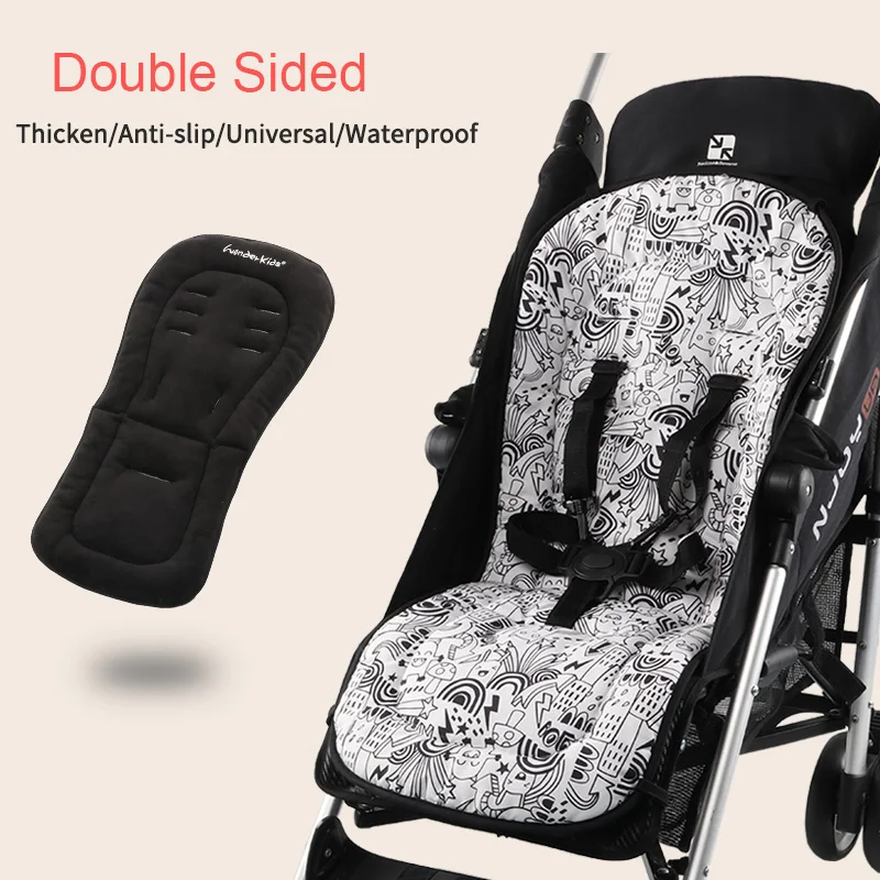 Beli Kereta Dorong Bayi Bantal Kursi Tahan Air Kasur Lembut Dorong Kapal Universal Hangat Mobil Kursi Pad untuk Four Seasons Stroller Aksesoris