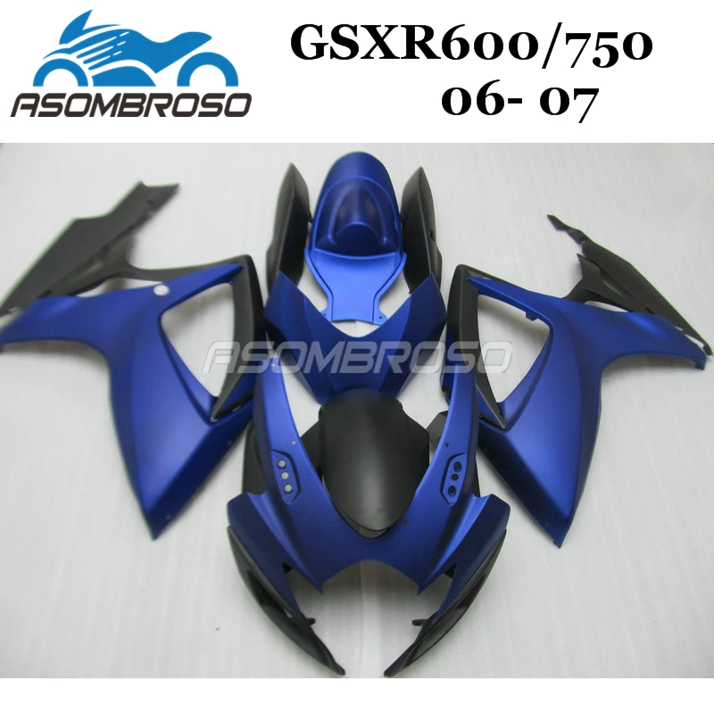 Настройка инъекций обтекатель для Suzuki 06 07 GSXR600 GSXR750 GSX R600 2006 2007 темно синие ABS