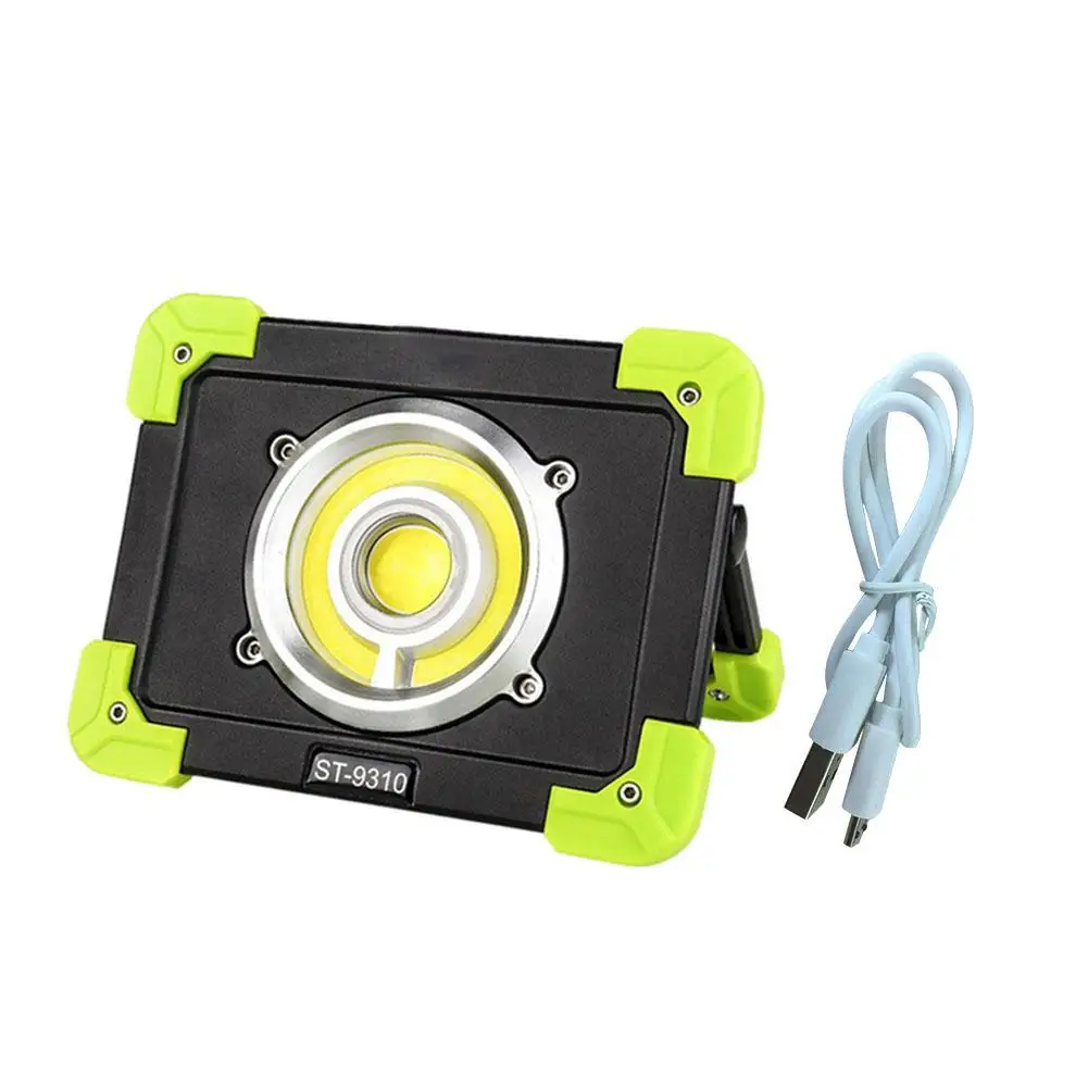 

NEW 20W Rechargeable COB LED Floodlight Outdoor Working Light Portable Camping Lamp Spotlight USB Charging Searchlight 1500lm