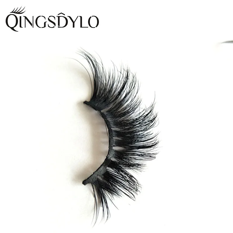 Qingsdylo 5D норковые ресницы большой драматический объем 25 мм длина накладные