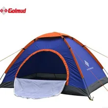 Абсолютно водонепроницаемый УФ открытый походные палатки 1~ 2 человек Кемпинг палатки пакет с сумкой для наружного кемпинга