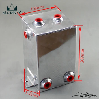 

3L Aluminium Surge tank mirror polish Fuel TANK 3 L Universal Fuel Surge Tank