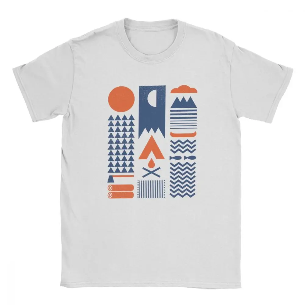 Simplify Campfire T-Shirt Men's Nature Camping Mountains Hiking Short Sleeve Graphic Tees Crewneck Cotton Tops Classic T Shirt Simplify Campfire T-Shirt Men's Nature Camping Mountains Hiking Short Sleeve Graphic Tees Crewneck Cotton Tops Classic T Shirt