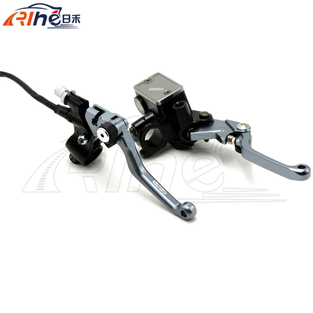 

Hydraulic Brake Cable Clutch 7/8" CNC Motorcycle Brake Master Cylinder Reservoir Levers For honda CRF450R 07 08 09 10 2011 2012