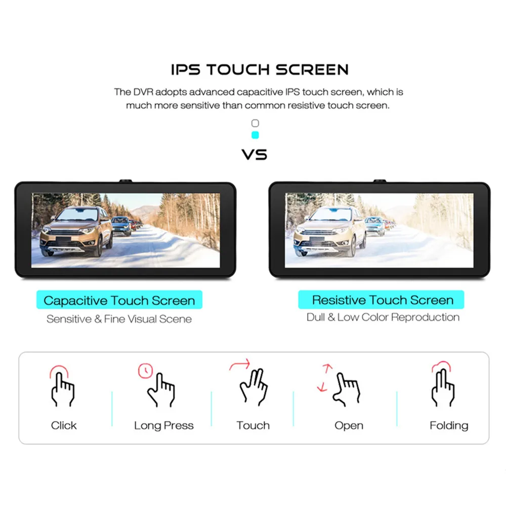 AUTOLOVER 682 DVR Android 5 0 регистраторы с 3g Sim карты wi fi спереди 140 градусов сзади зеркало