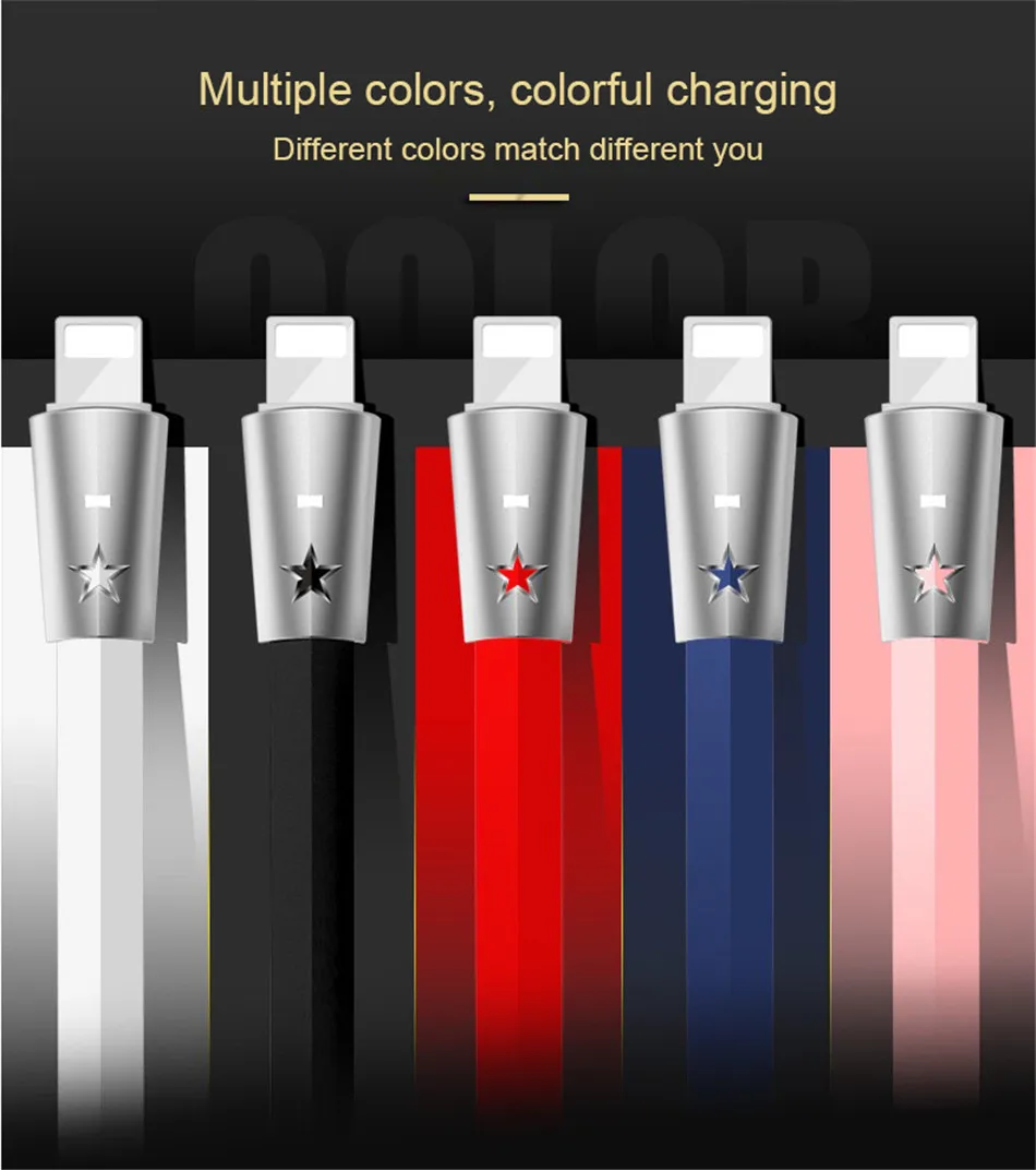 !ACCEZZ USB Charger Cable Fast Charging For iPhone X 10 8 7 6 5 Plus For iPad Mini IOS 9 10 11 Phone Lighting Charge Cables 1 (6)