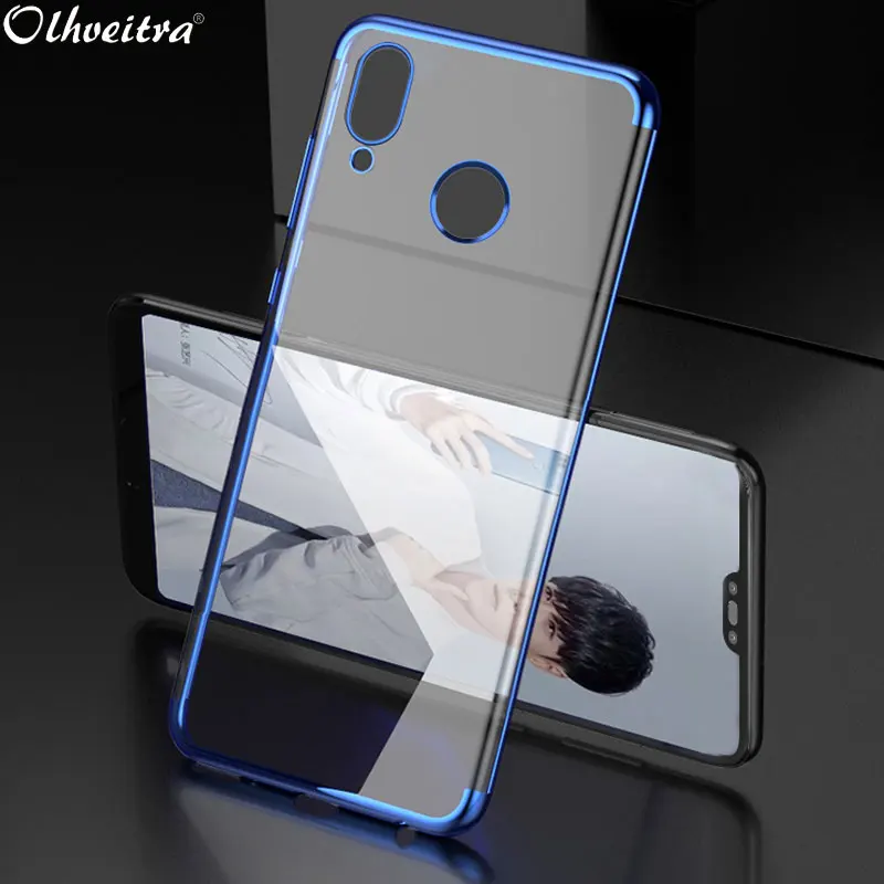 Чехол для Huawei Y9 2018/Huawei Enjoy 8 Plus TPU Защитный чехол мягкий силиконовый ультра тонкий