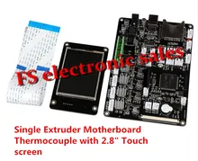 3D Printer Motherboard Chitu V3.6 Single Extruder Motherboard Thermocouple with 2.8″ Touch Screen Support WiFi APP Control