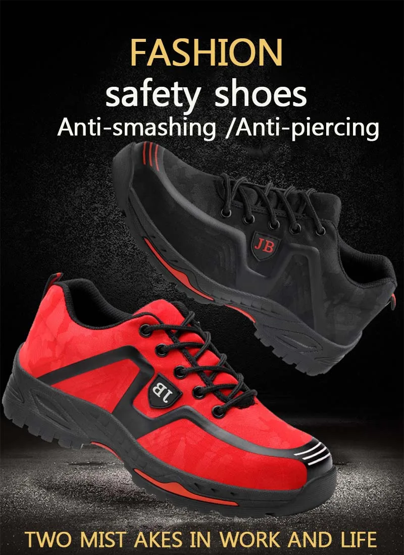 New-exhibition-fashion-safety-shoes-Men-Outdoor-Steel-Toe-Cap-anti-puncture-Boots-men's-Lightweight-and-breathable-casual-work-shoes   (12)