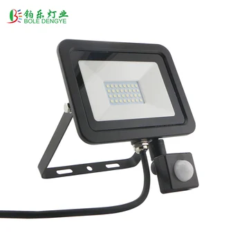 

PIR Sensor Outdoor LED Flood Lights IP65 Waterproof 10W 800LM Daylight White 5000K Motion sensor