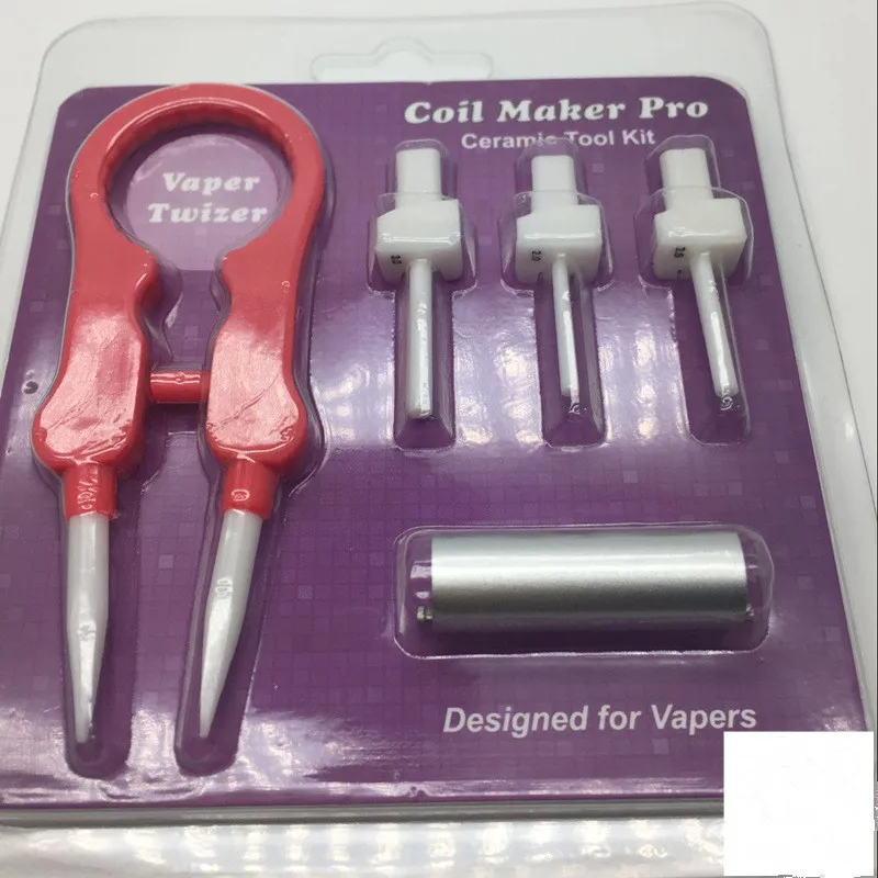 

Coil Maker Pro Vaper Tweezers Anti-static Ceramic Tool Kit Newest Multifunction Tool Kit for DIY RDA RBA RTA RDTA Vapor