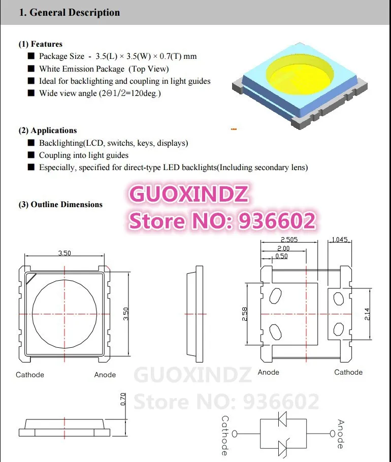 Dongbu led 3535_