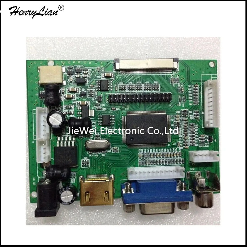 

HENRYLIAN Display TTL LVDS Controller Board HDMI VGA 2AV 50PIN for AT070TN90 92 94 Support Automatically VS-TY2662-V1