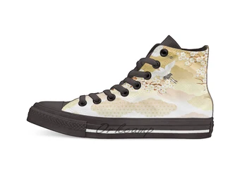 

Japanese kimono 2 Novelty Design Casual Canvas Shoes Custom shoes Drop Shipping