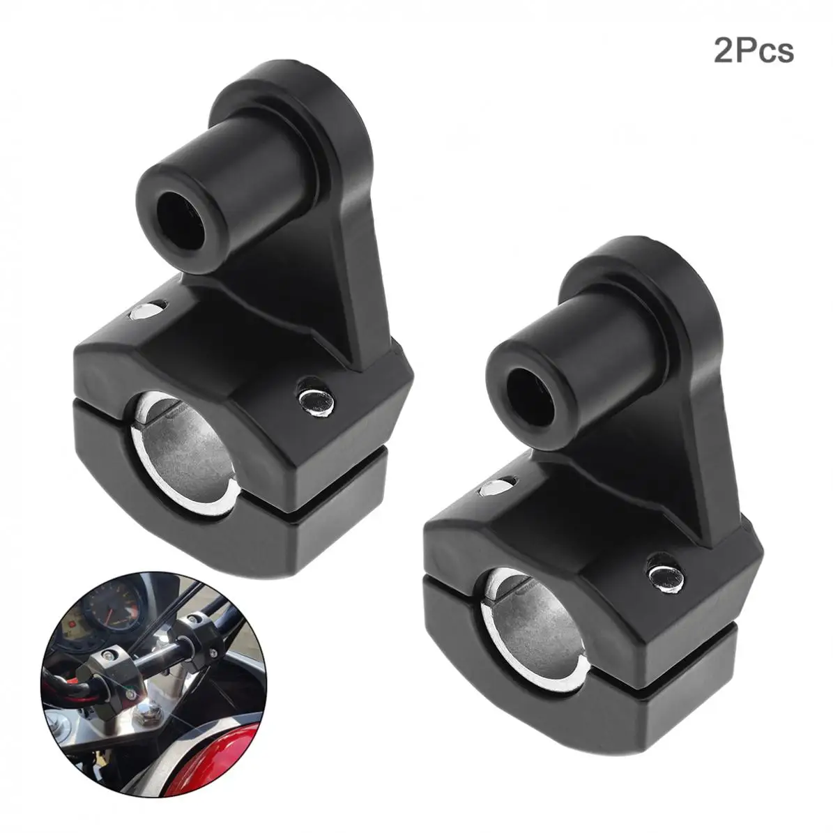 2 шт. CNC алюминиевый сплав мотоцикл регулируемая высота ручка кронштейн для XR650L/Suzuki V-Strom/BMW GS1150