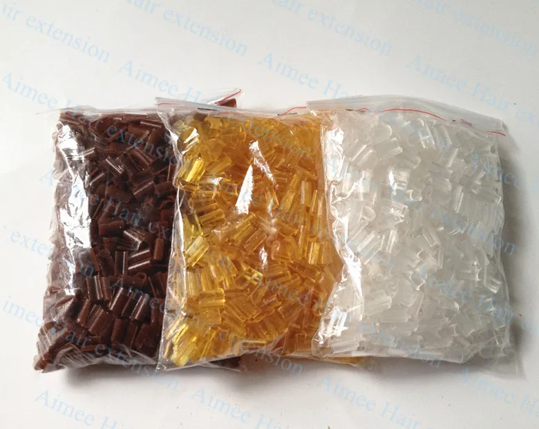 10000pcs Keratin Glue Nail Tip keratin rebonded Color Transparent (Finger protceter*2 heat protecter*2 & clip*1 for free)