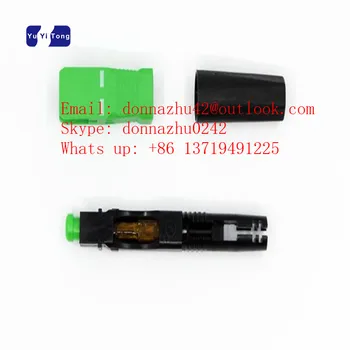 

50 Pieces SC APC Fast Connector Embedded Connector FTTH Tool Cold