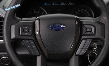 

Lapetus For Ford F150 2015 2016 2017 2018 ABS Auto Styling Steering Wheel Shape U Frame Cover Trim 1 Pcs