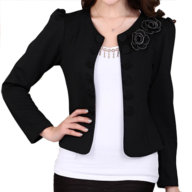

Woman Blazer 2019 Long Sleeve Office Women Blasers Female Jackets and Coats Plus Size L~4XL 5XL Jaqueta Feminina Chaqueta Mujer
