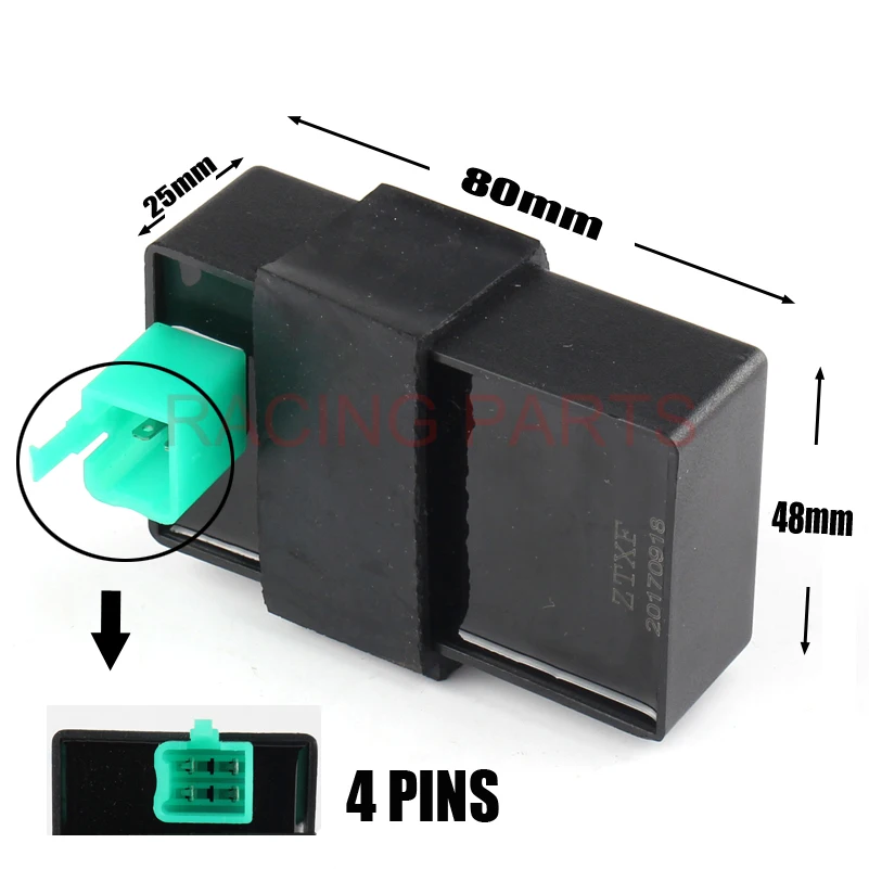 

4 Pin Ignition DC CDI Box For 50cc 70cc 90cc 110cc 125cc 140cc 150cc 160cc Engine Pit Dirt Monkey Bike ATV Quad Scooter Moped