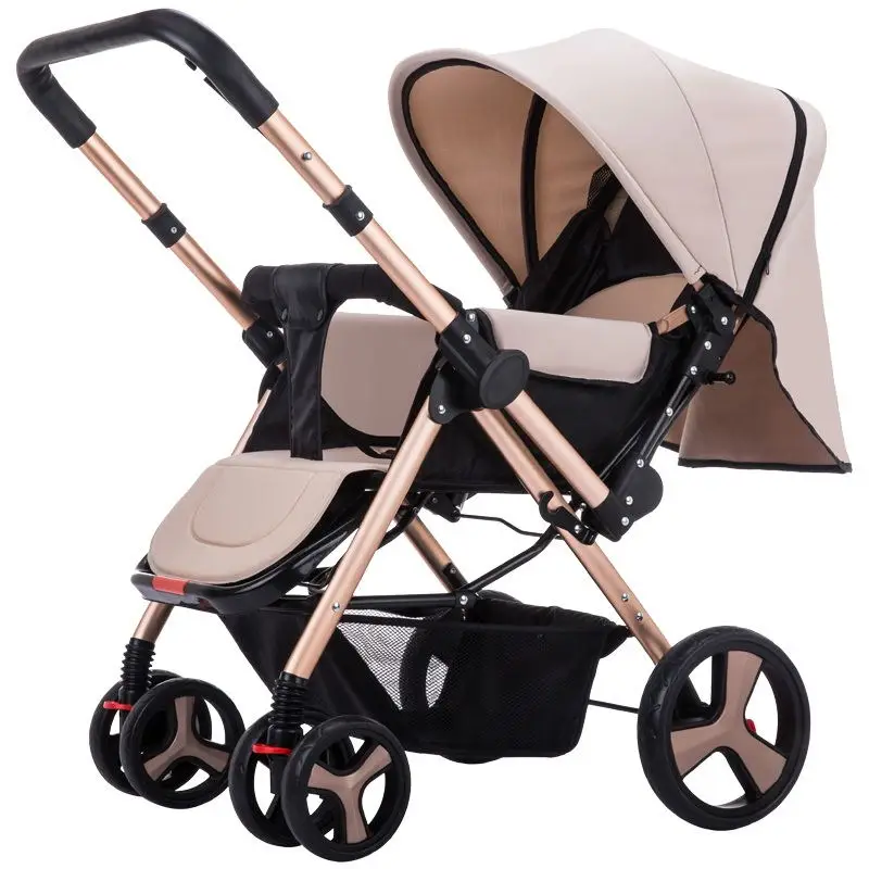

Baby stroller Widening and Lengthening of High Landscape Reclining folding stroller Four Seasons General
