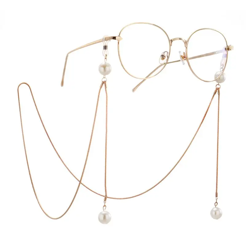 Glasses Chain Pearl Pendant Fashion Women Eyeglasses Reading Glasses String Lanyard Cord New