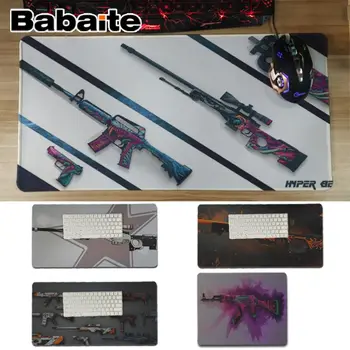 

Babaite My Favorite AK47 M4A1 AWP Rubber Mouse Durable Desktop Mousepad Locking Edge Mousepad Mat Keyboard Mat Table Pad