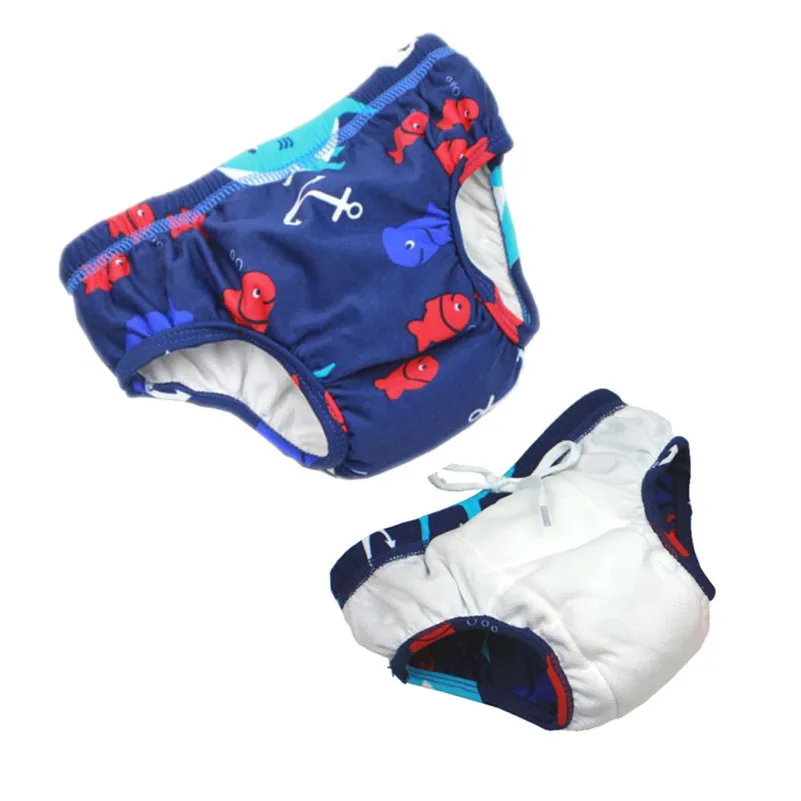 Swim Diapers for Swimming in the Pool Children Waterproof Pants Blue