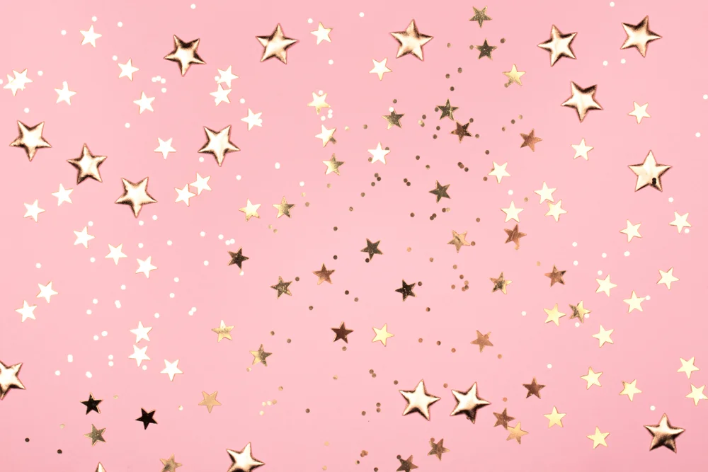 pink christmas zoom background