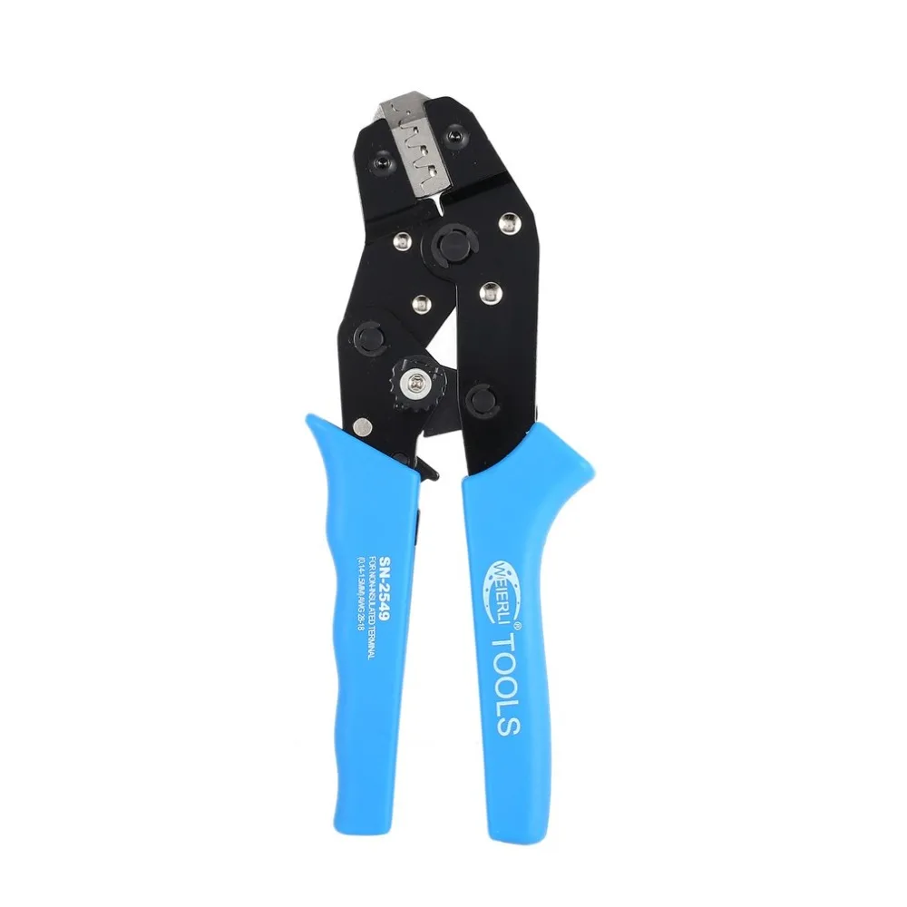 

1pcs Professional Clamp Fiber Plier Cable Wire Crimper Crimping Precision Electronic Terminal Hand Tools Automatic with Scale