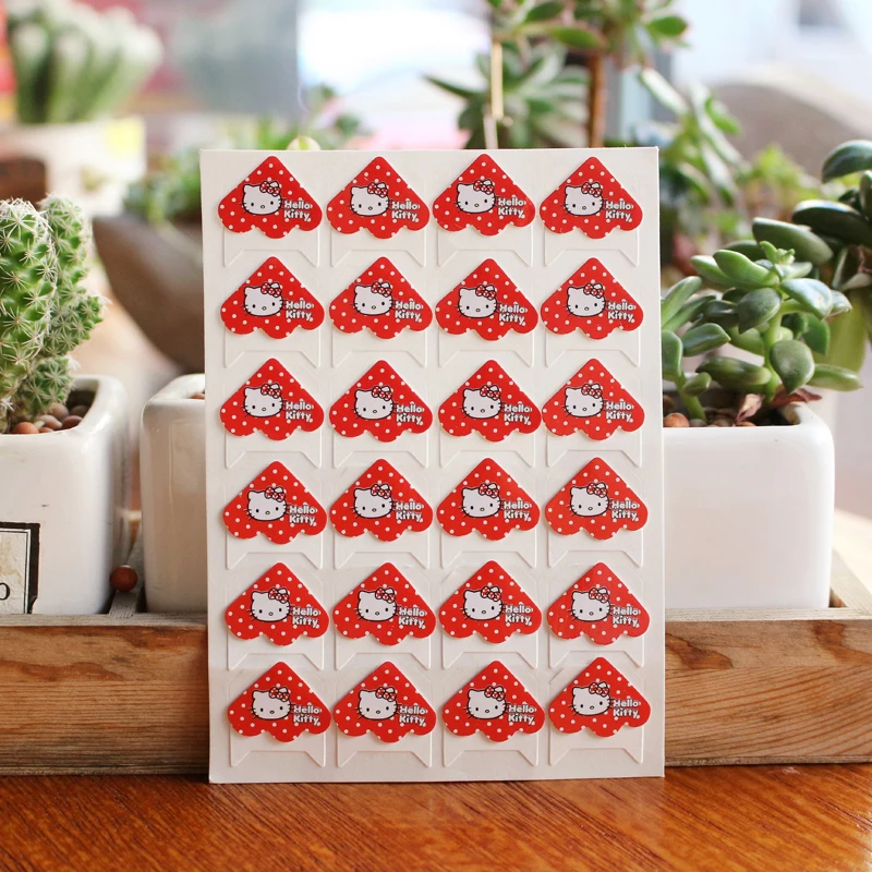 120 pcs/lot 5 sheets DIY Cute little animal Corner Paper Stickers for