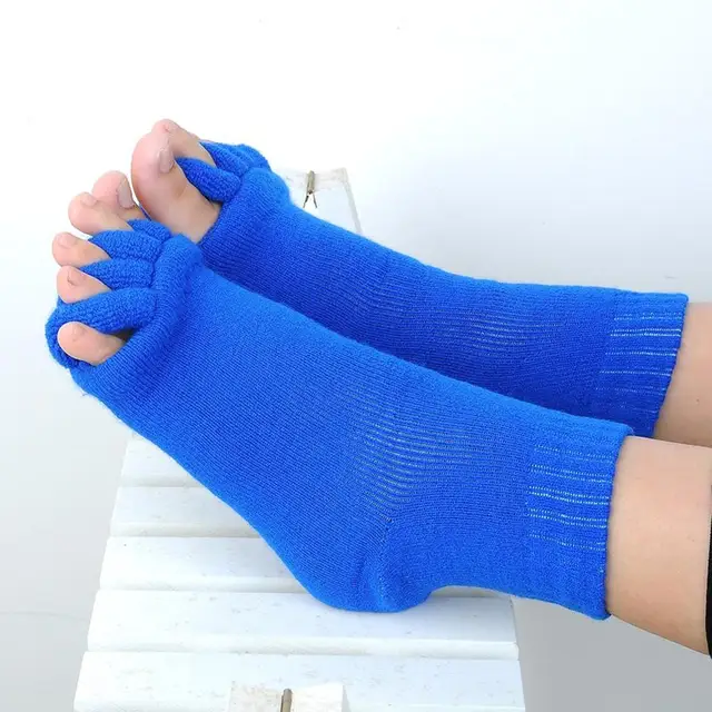 Buy Hot toe separator socks men women knitted floor